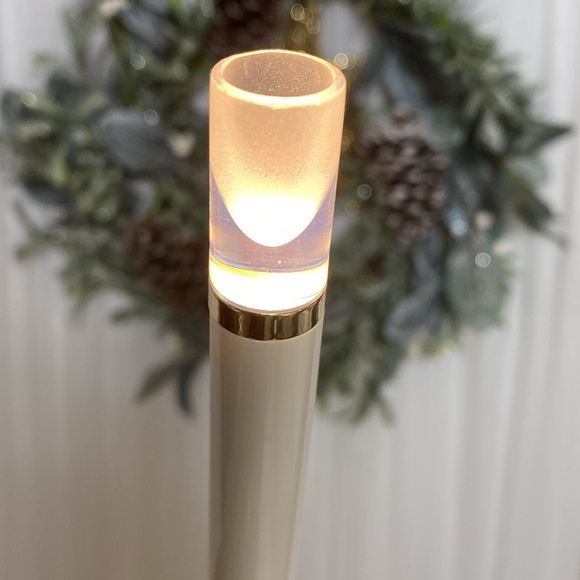 A pair of Vintage 90’s Ikea battery operated off white display candle/lamp - Picture 5 of 15